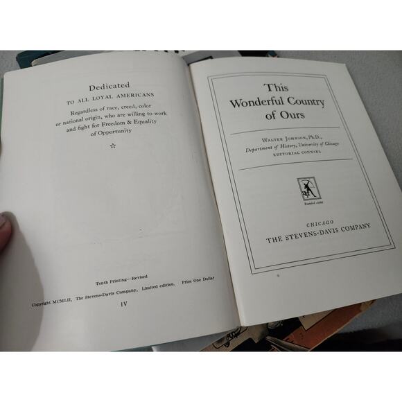 Lot 3 Vtg Freedom Trail Liberty Bell Philadelphia Book This Wonderful Country - Picture 11 of 11